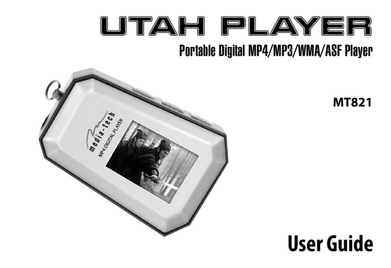 MediaTech UTAH PLAYER MT821 user guide
