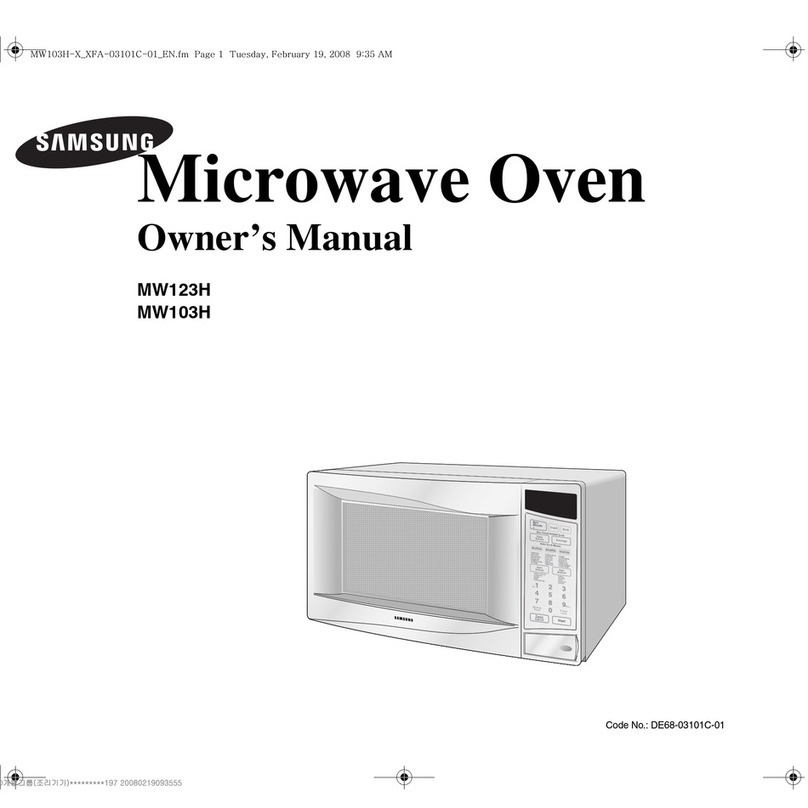 Samsung MW123H User manual