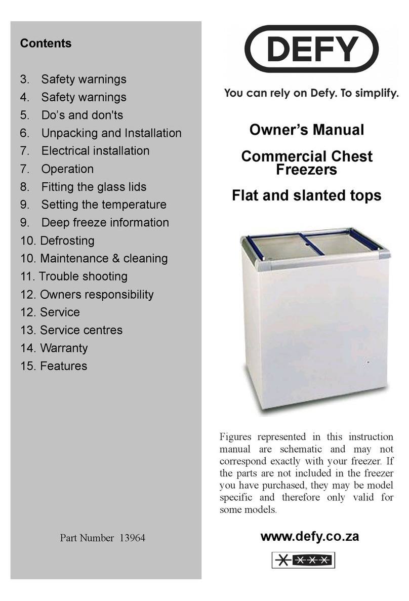 Defy FLAT TOP owner's manual