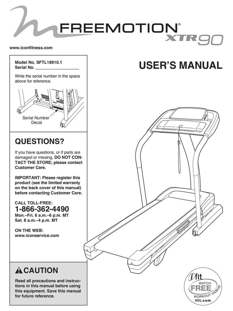 FREE MOTION SFTL18910.1 User manual