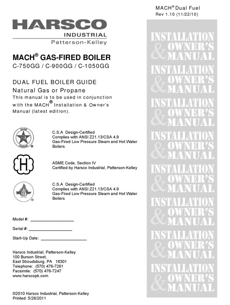 Harsco Industrial MACH C-750GG Operating instructions Harsco Industrial MACH C-750GG Operating instructions