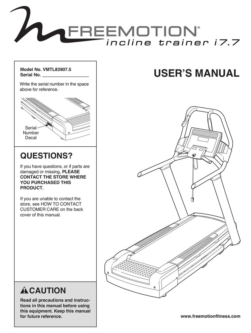 FREE MOTION VMTL83907.5 User manual