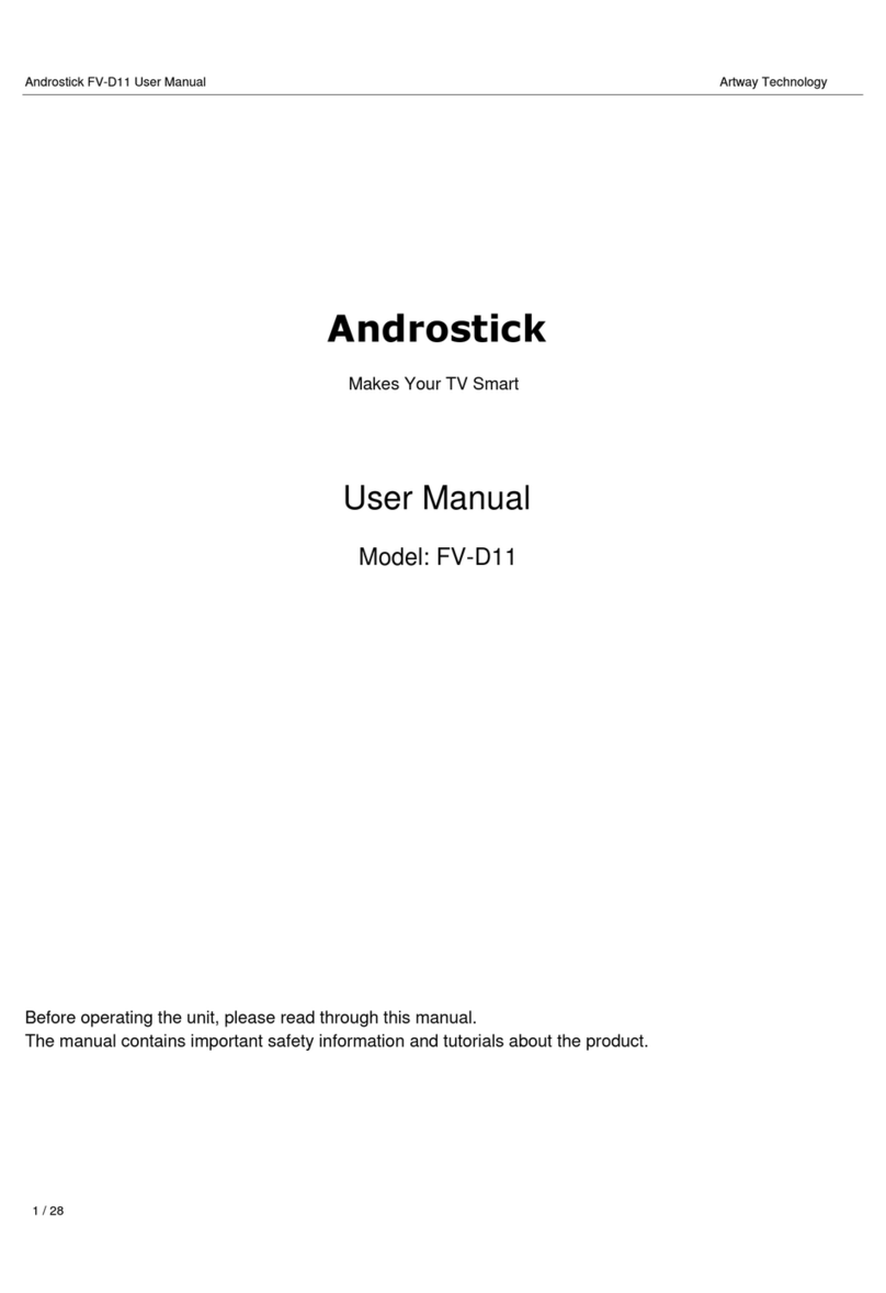 Artway Tech Androstick FV-D11 user manual Artway Tech Androstick FV-D11 user manual