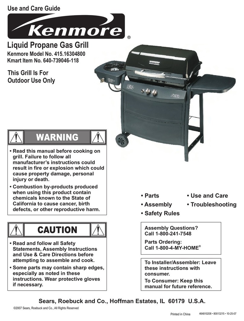 Kenmore 415.16304800 User manual