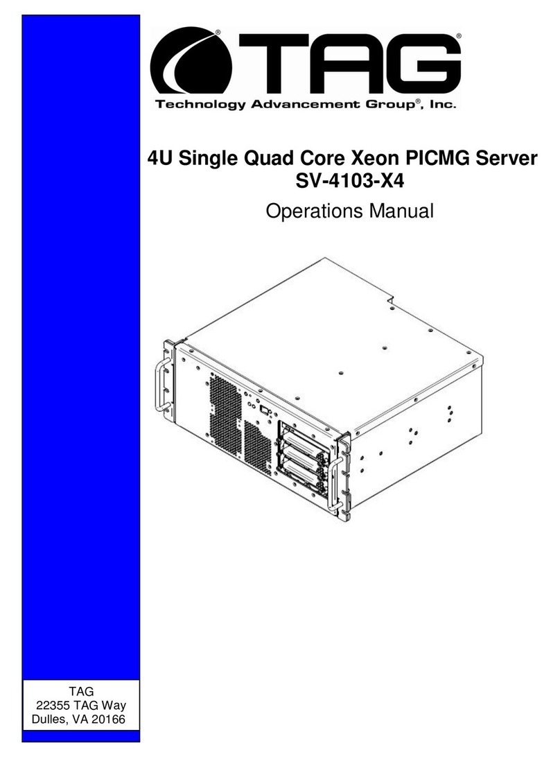 TAG SV-4103-X4 User manual