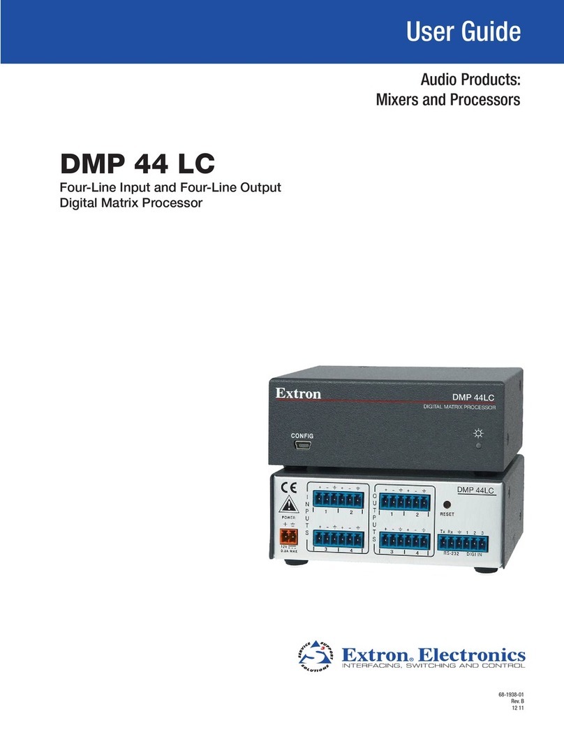 Extron electronics DMP 44 LC User manual