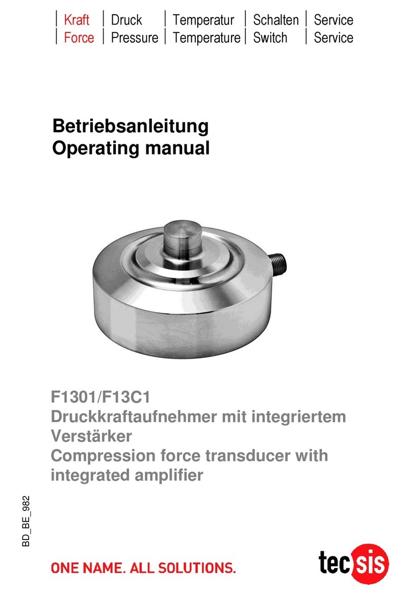 Tecsis F1301 operating manual