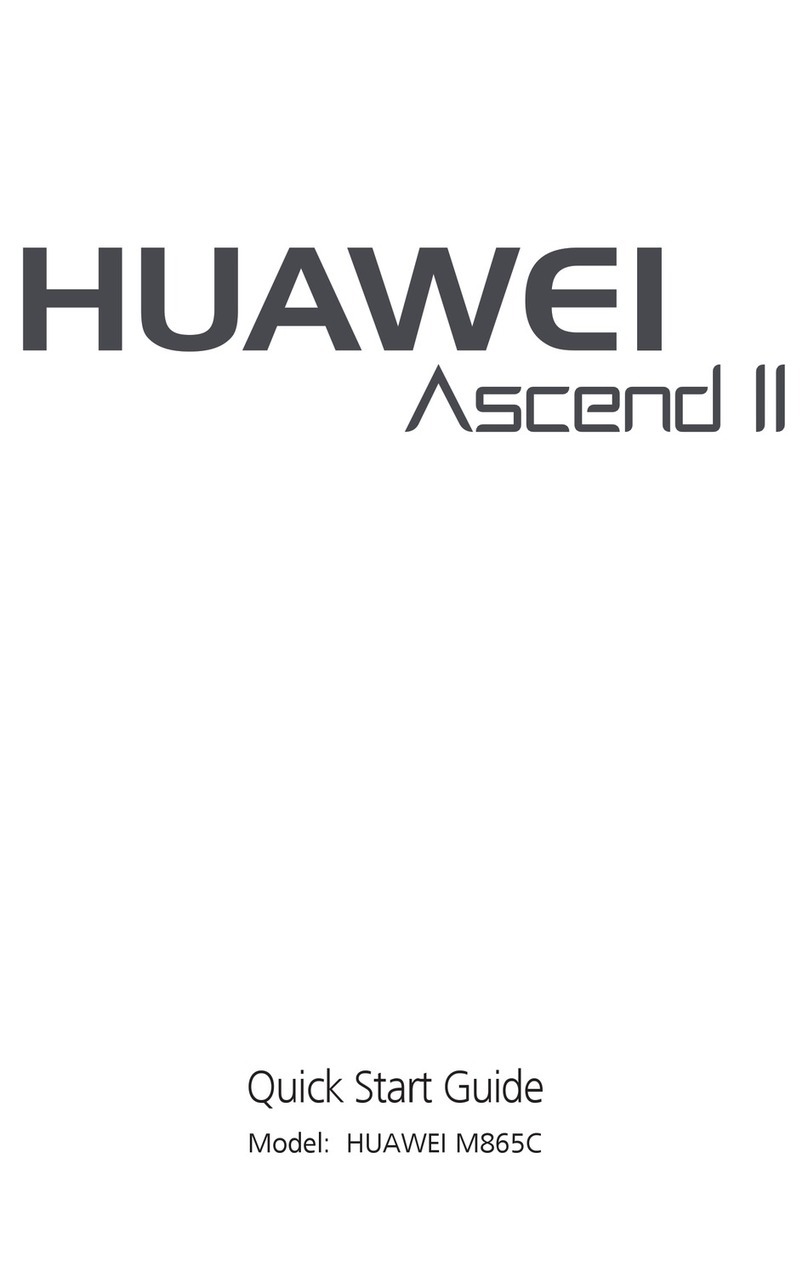 Huawei Ascend II M865C User manual