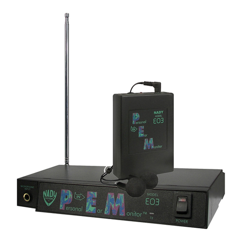 Nady Systems EO3 owner's manual