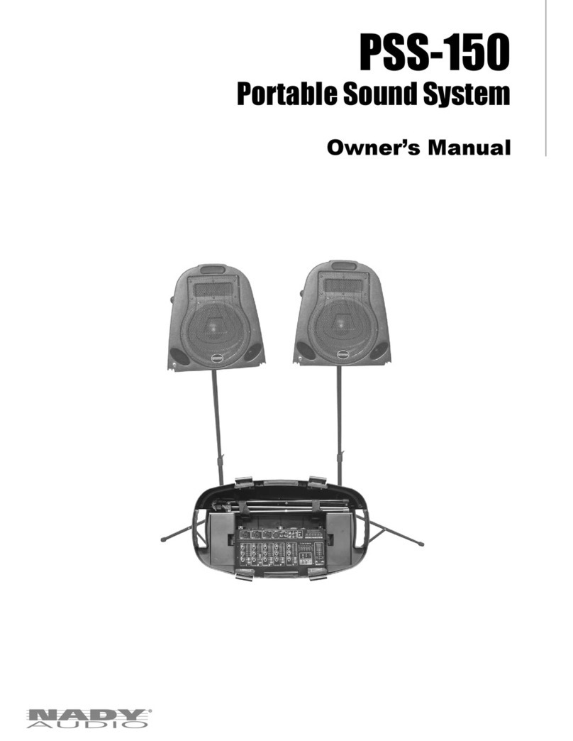 Nady Systems PSS-150 owner's manual