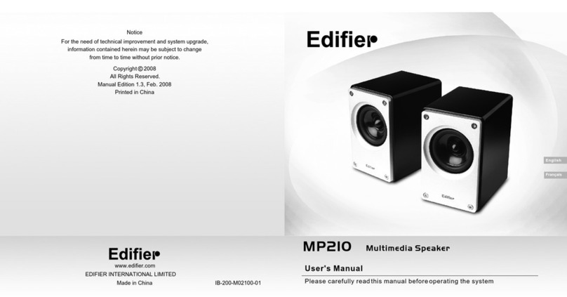 EDIFIER MP210 User manual