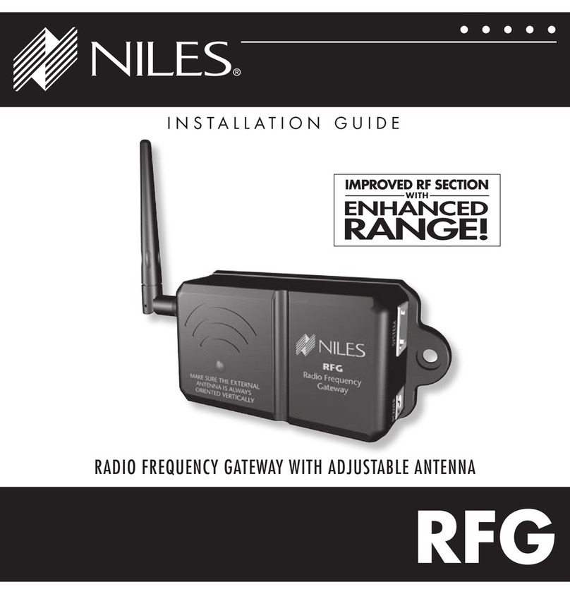 Niles RFG installation guide