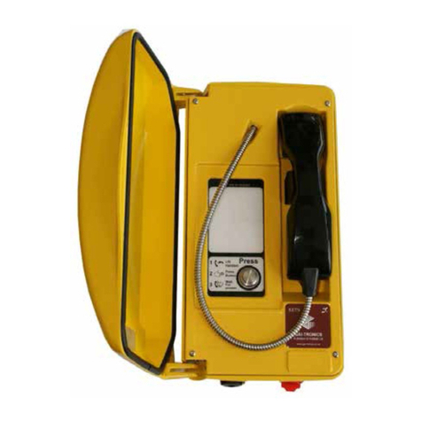GAI-Tronics Titan Illuminated Crossing Telephone Installation and user guide