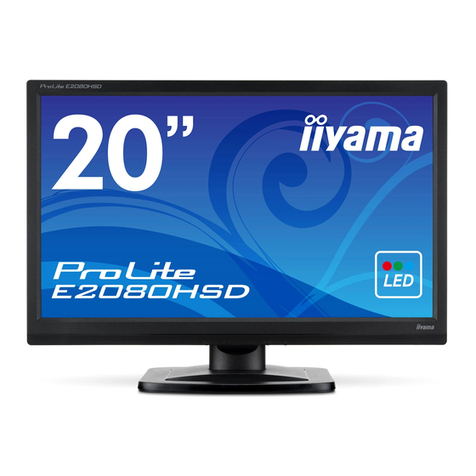 Iiyama ProLite E2080HSD User manual
