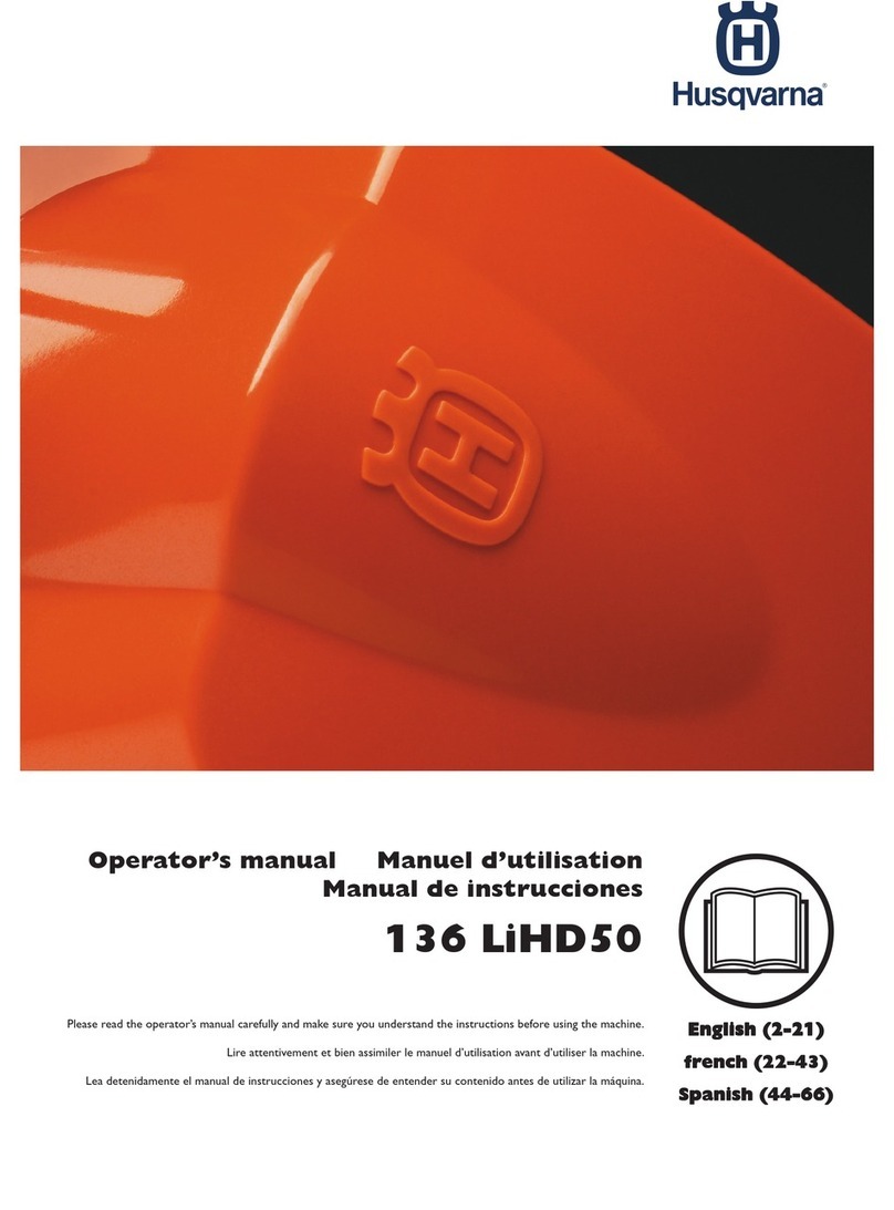 Husqvarna 136 LiHD50 Operator's manual