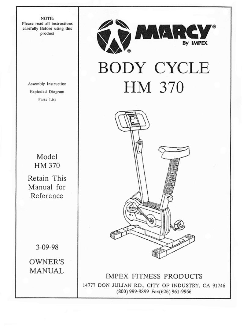 Impex HM 370 owner's manual