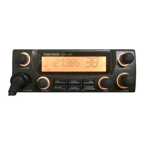 Radio Shack TRC-485 User manual