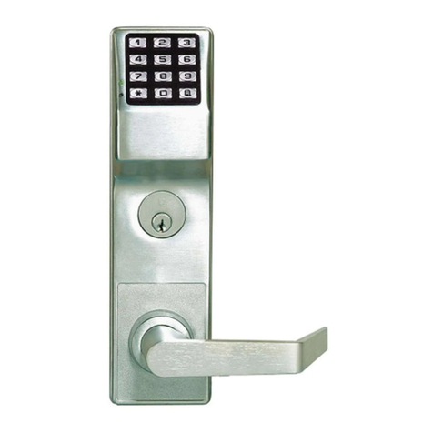 Alarm Lock DL6500 Programming instructions