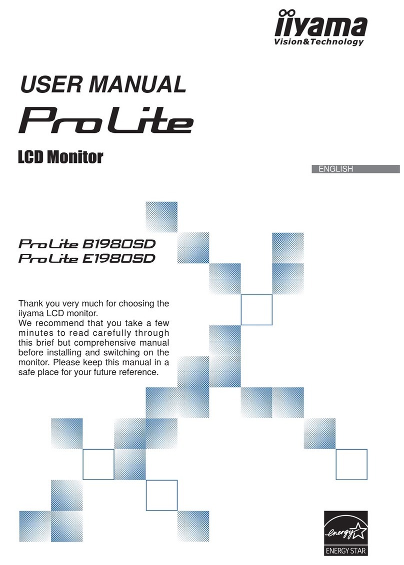 Iiyama ProLite B1980SD User manual