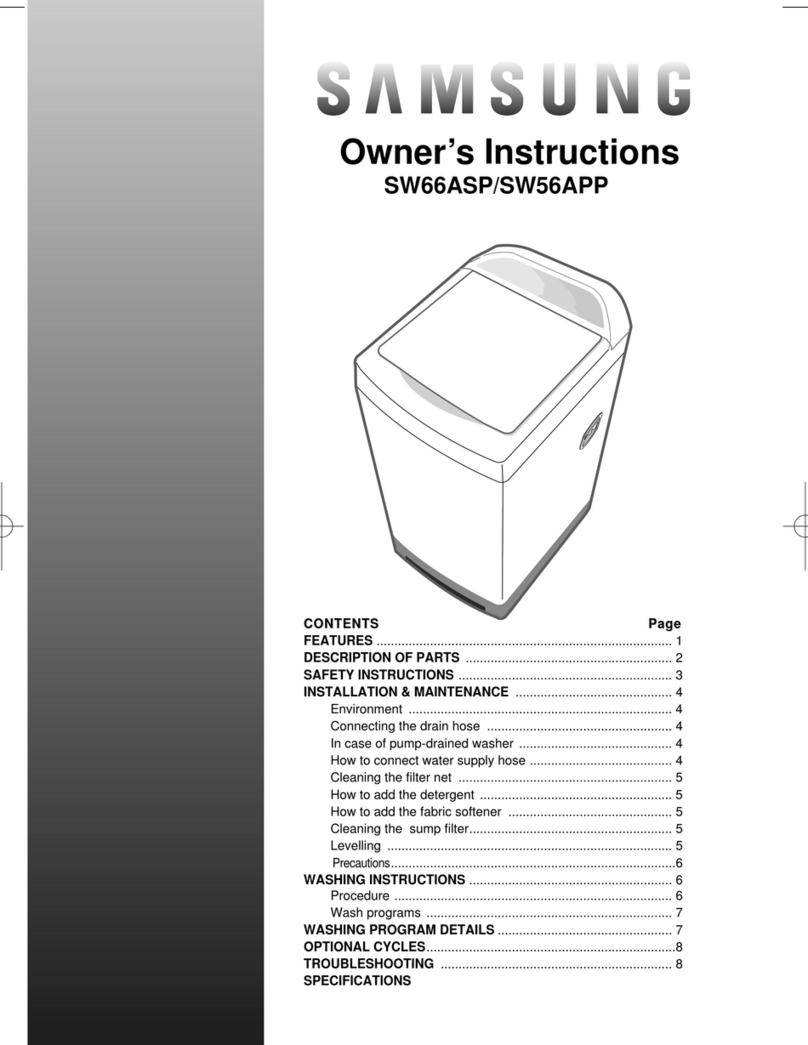 Samsung SW66ASP User manual