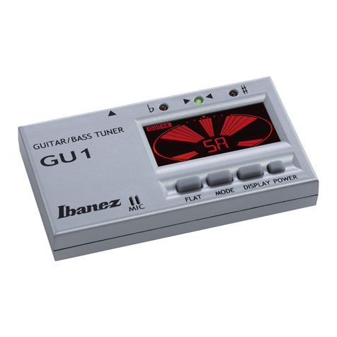 Ibanez GU1 User manual