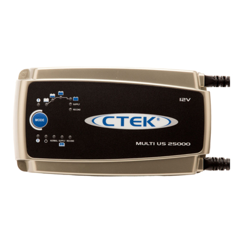CTEK MULTI US 25000 User manual CTEK MULTI US 25000 User manual