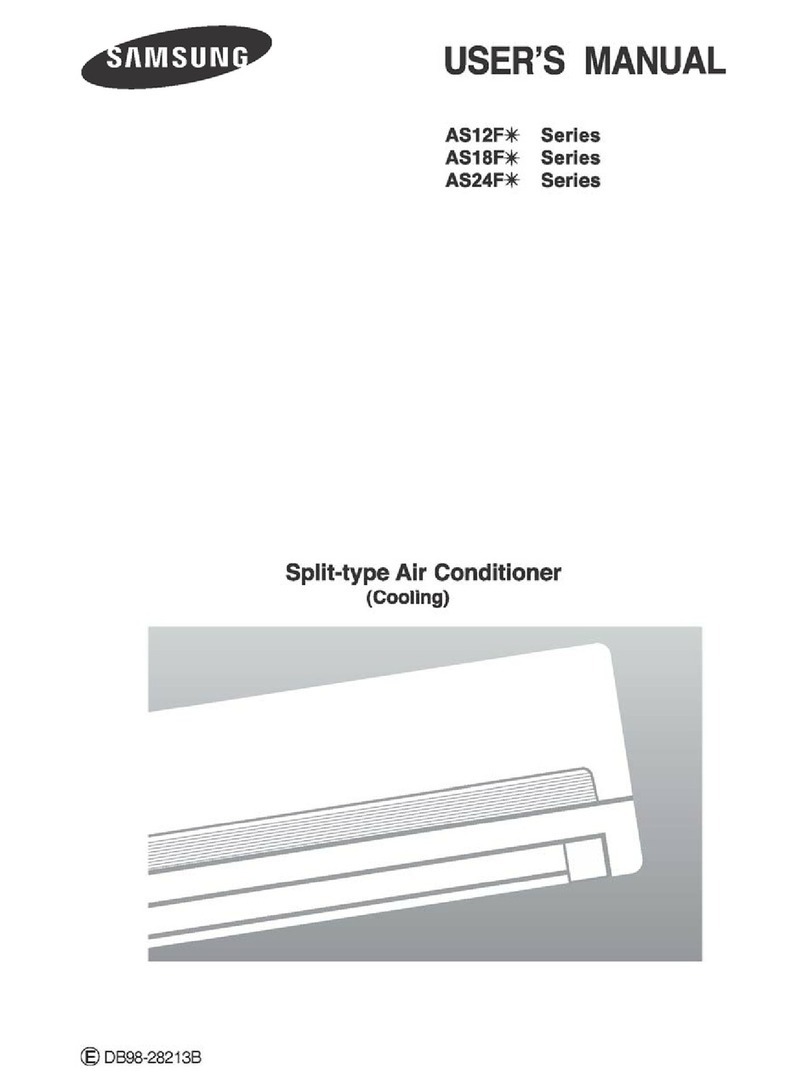 Samsung AS18F Series User manual