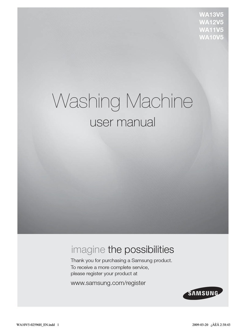 Samsung WA13V5 user manual