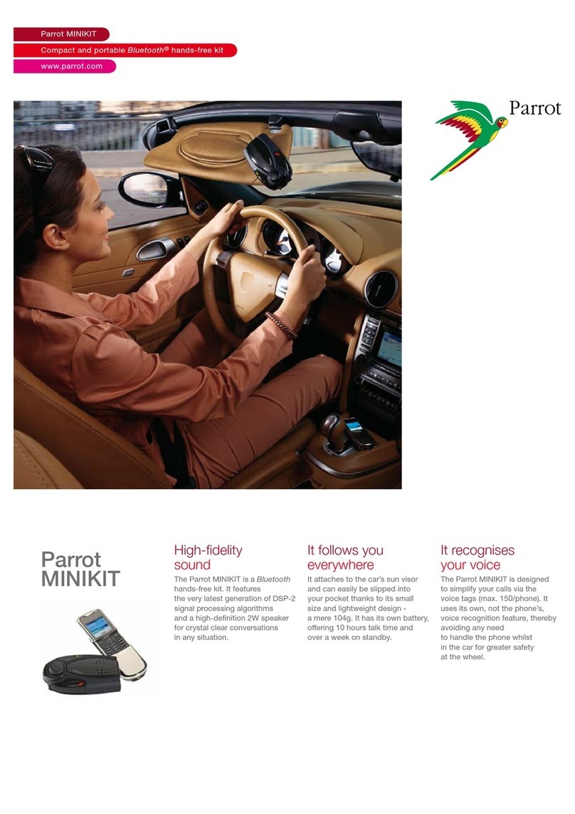 Parrot Minikit+ Specifications