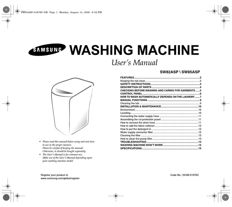 Samsung SW82ASP user manual