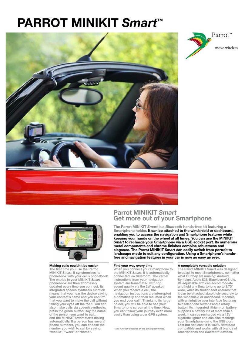Parrot MINIKIT Smart Specifications