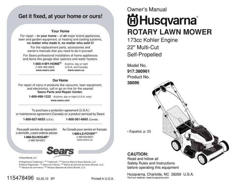 Husqvarna 917.380961 User manual