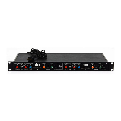 dbx 166 Installation guide