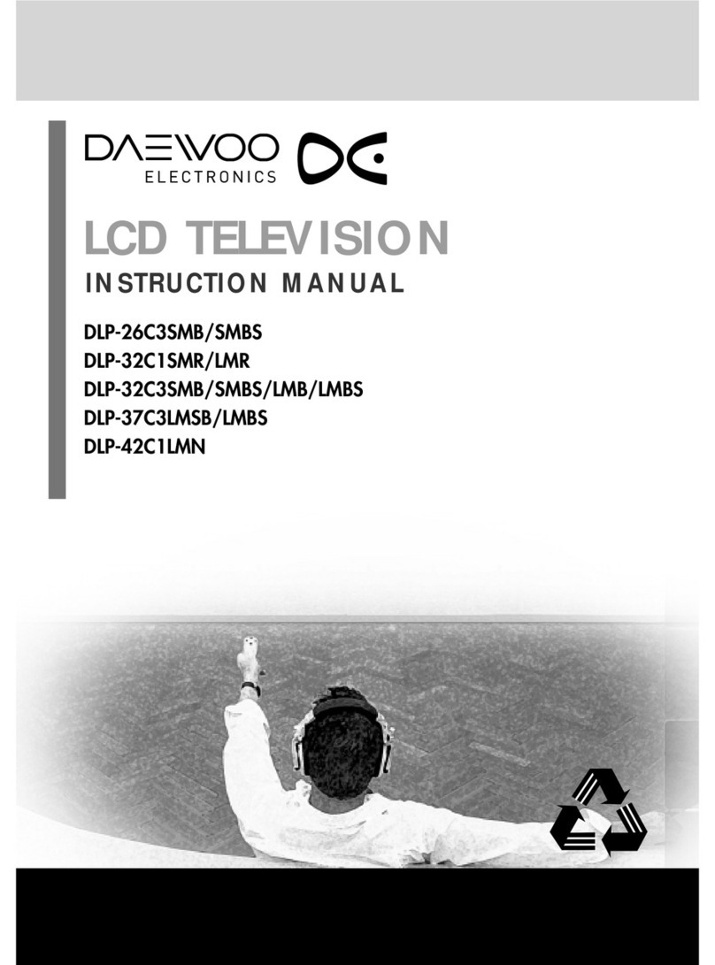 Daewoo DLP-26C3SMB User manual