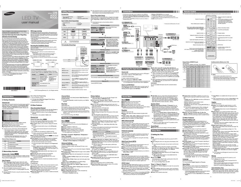 Samsung LED TV User manual