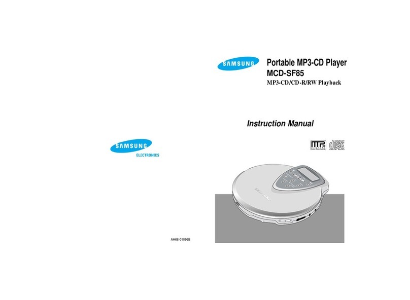 Samsung MCD-SF85 User manual