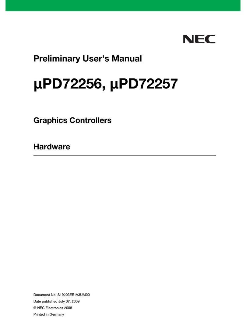 NEC uPD72257 Preliminary user's manual
