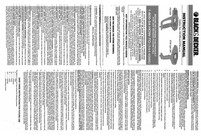 Black & Decker 9756 instruction manual