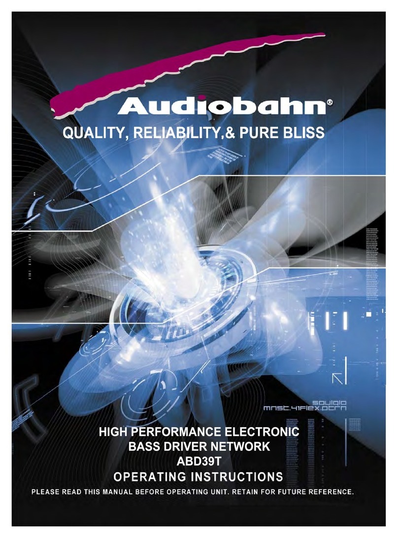 AudioBahn ABD39T operating instructions