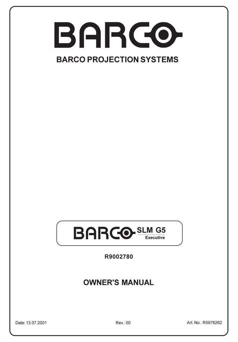 Barco SLM G5 Executive User manual