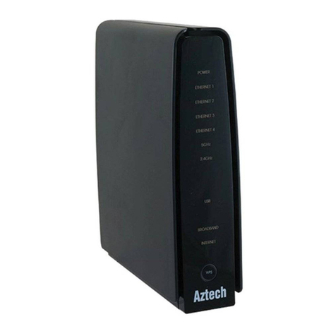 Aztech DSL8800GR Instructions for use Aztech DSL8800GR Instructions for use