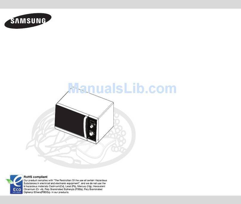 Samsung GE82NC Owner's instructions & cooking guide
