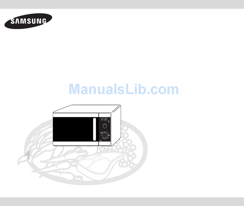 Samsung GE82P Owner's instructions & cooking guide