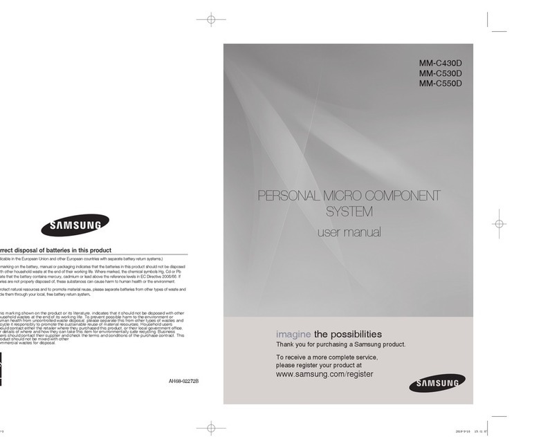 Samsung MM-C550D user manual