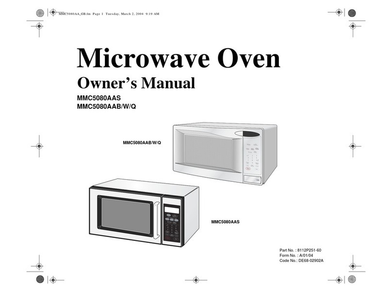 Samsung MM-C5080AA owner's manual