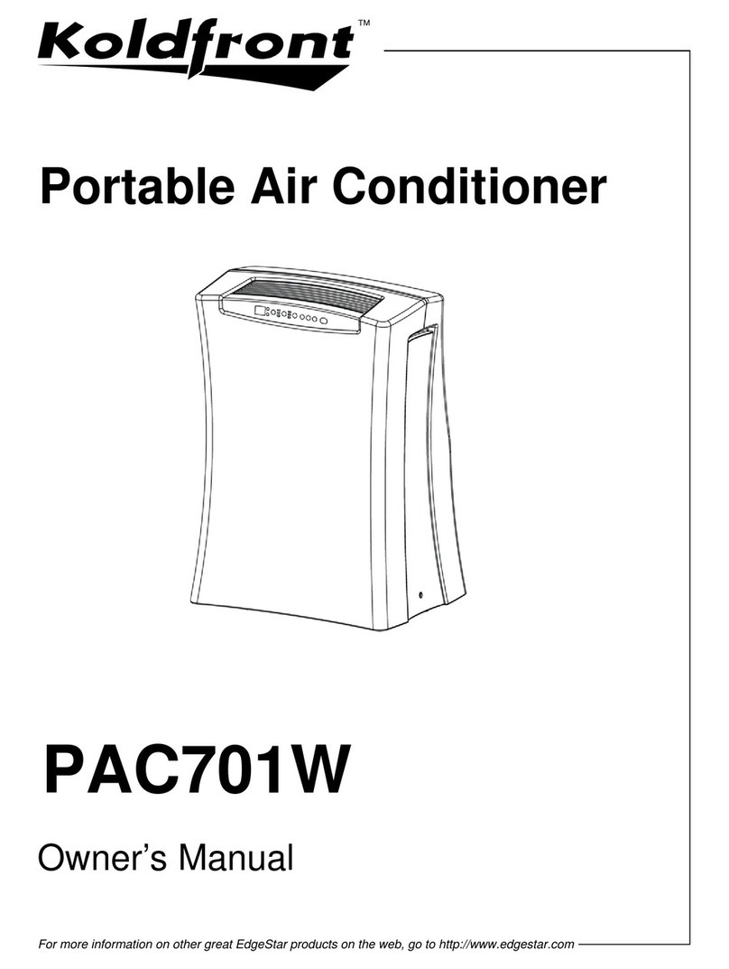 Koldfront PAC701W User manual
