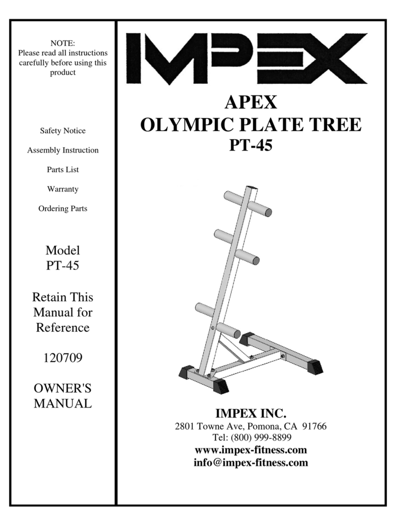 Impex APEX PT-45 User manual Impex APEX PT-45 User manual