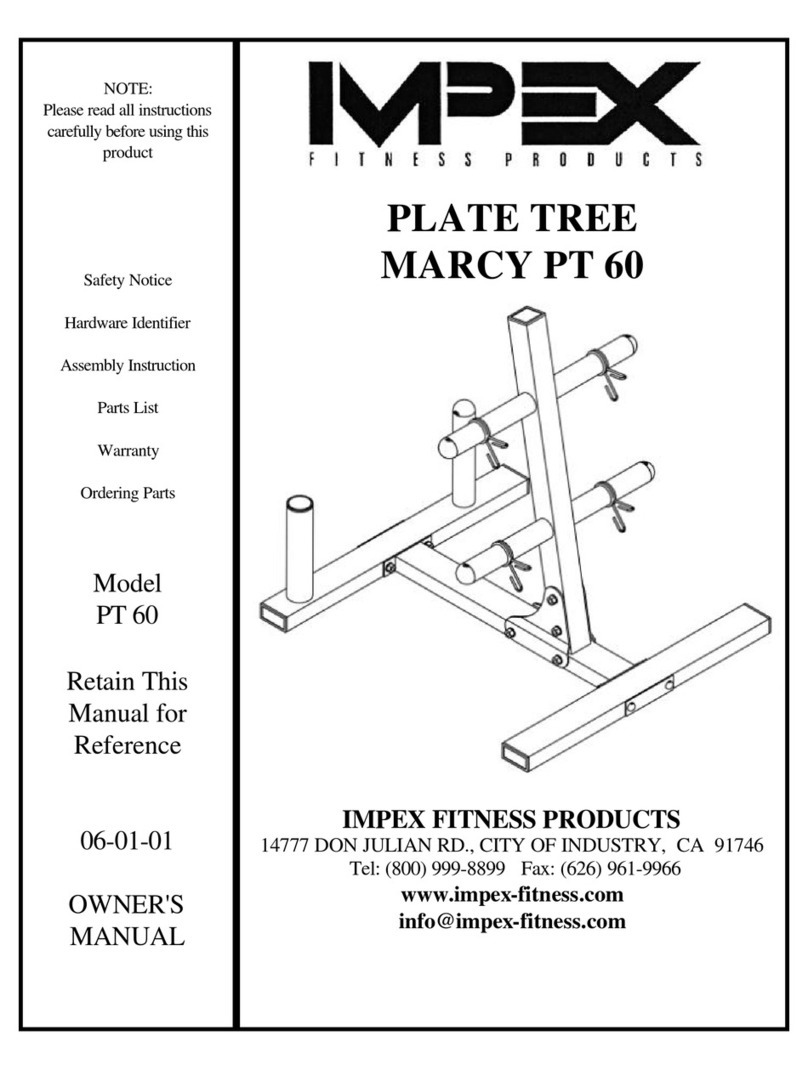 Impex Marcy PT-60 owner's manual
