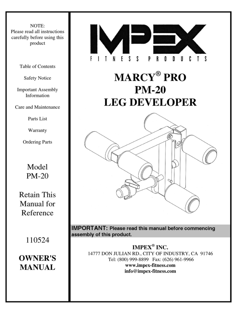 Impex PM-20 User manual