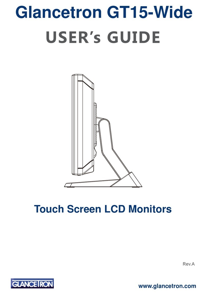 Glancetron GT15-Wide User manual